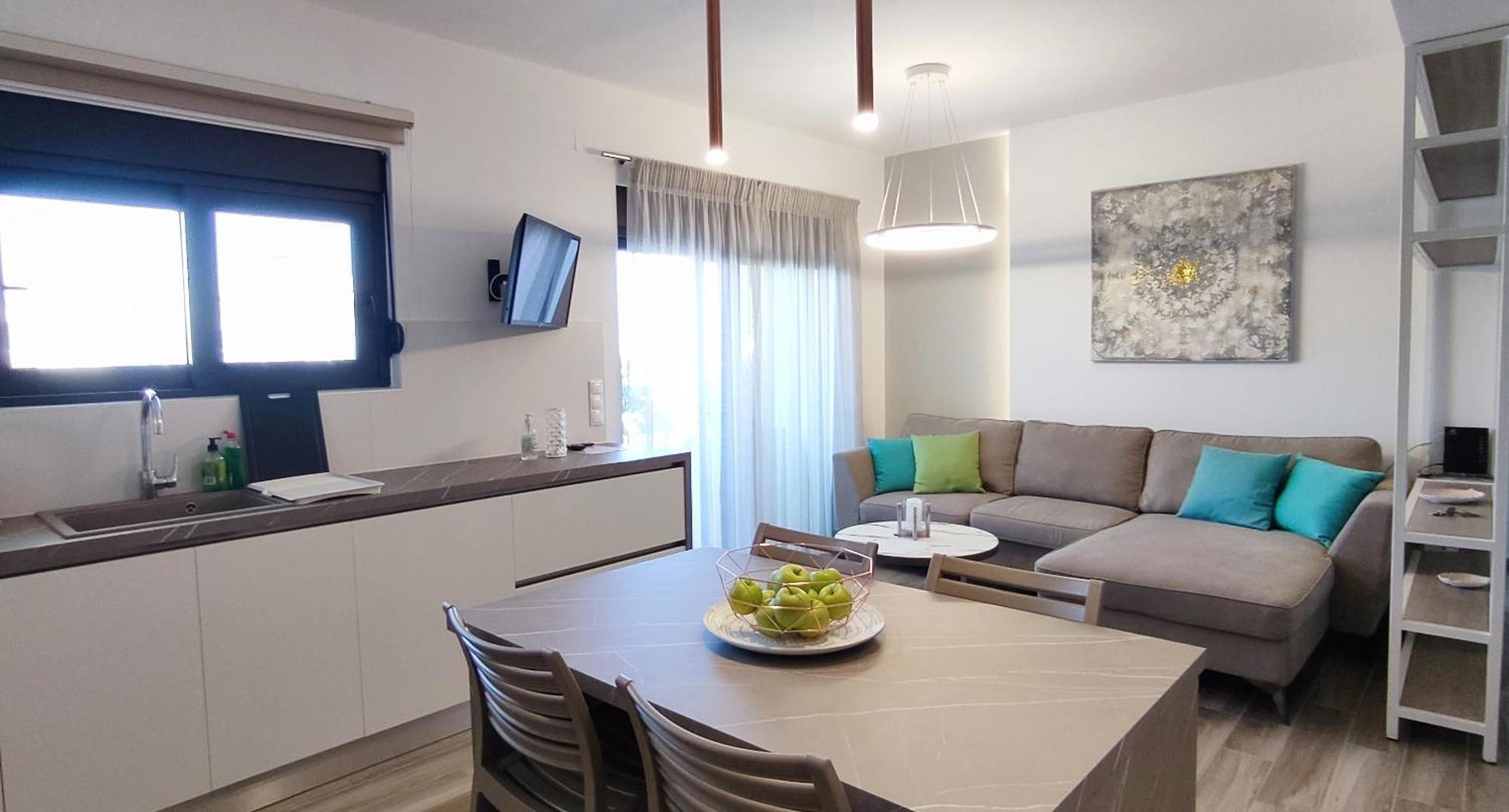 Aquadia Beach Apartment La Canea Esterno foto